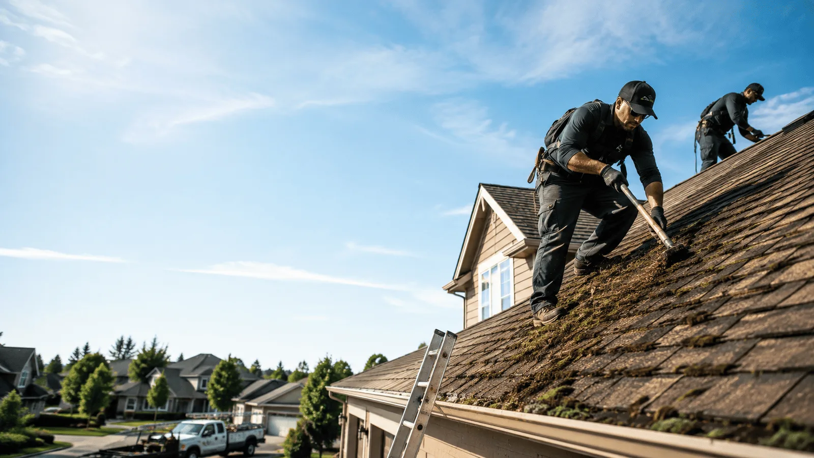 Roof Moss Removal in Leonidas, MI near me